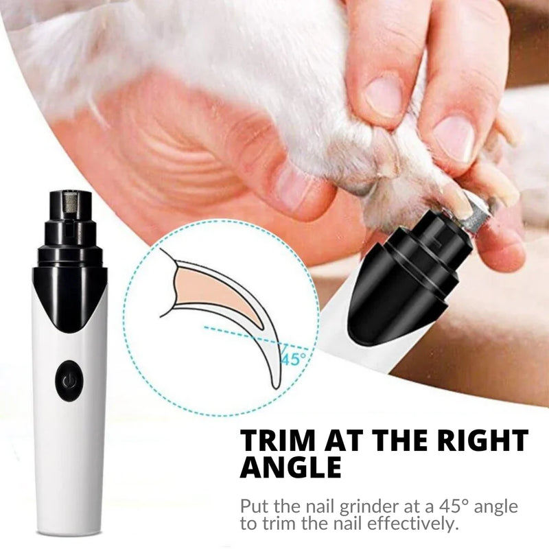 What angle to cut dogs nails