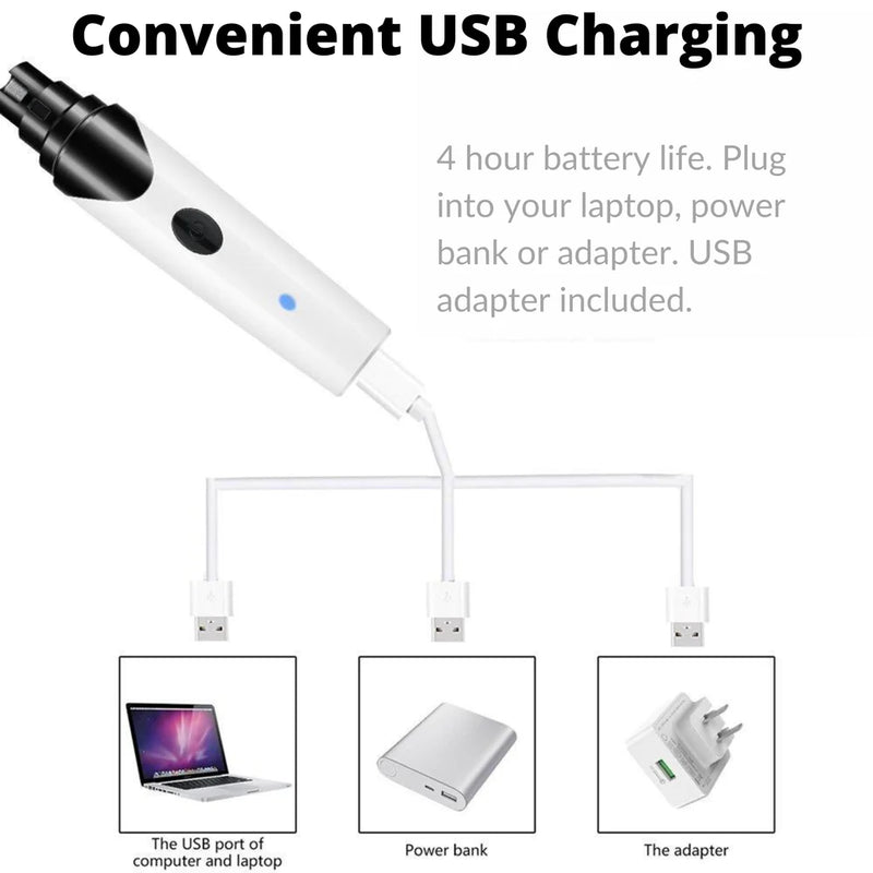 USB Charged nail grinder